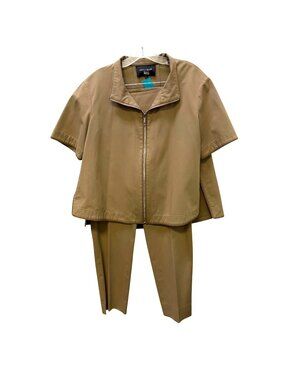 Lafayette 148 Tan Jacket & Pants Set  S/10